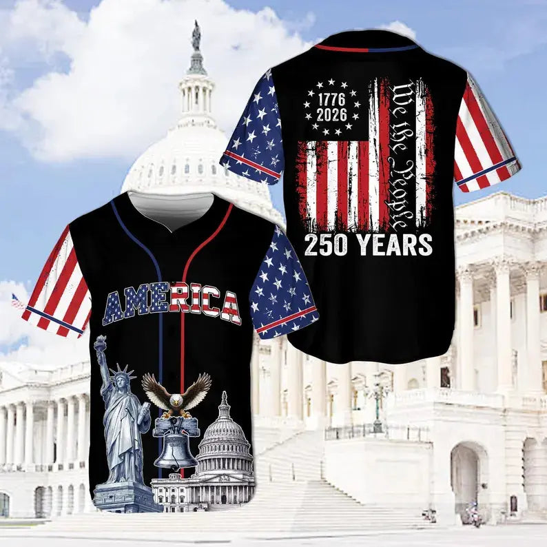 USA 250 Years Baseball Jersey