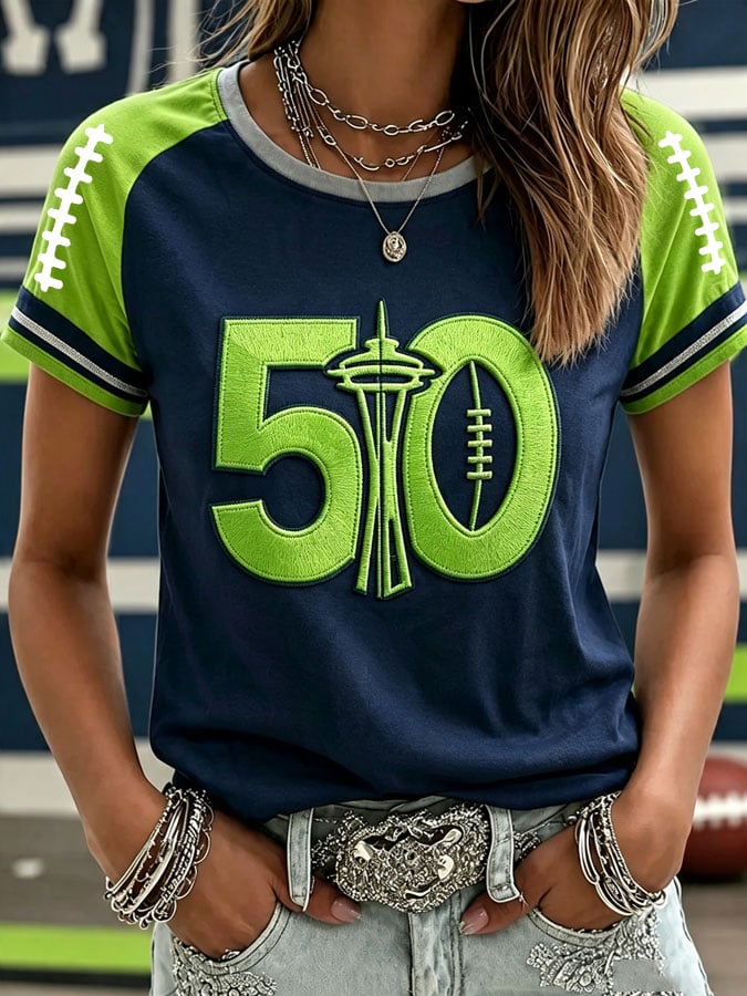 Women's Football Short-Sleeve T-Shirt