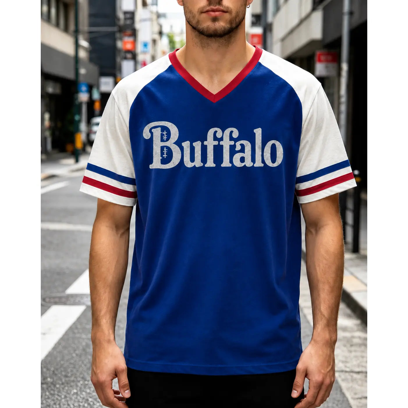 Unisex V-Neck Game Day Quick-Drying Tee