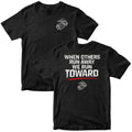 USMC 'When Others Run Away, We Run Toward' T-Shirt