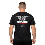 USMC 'When Others Run Away, We Run Toward' T-Shirt