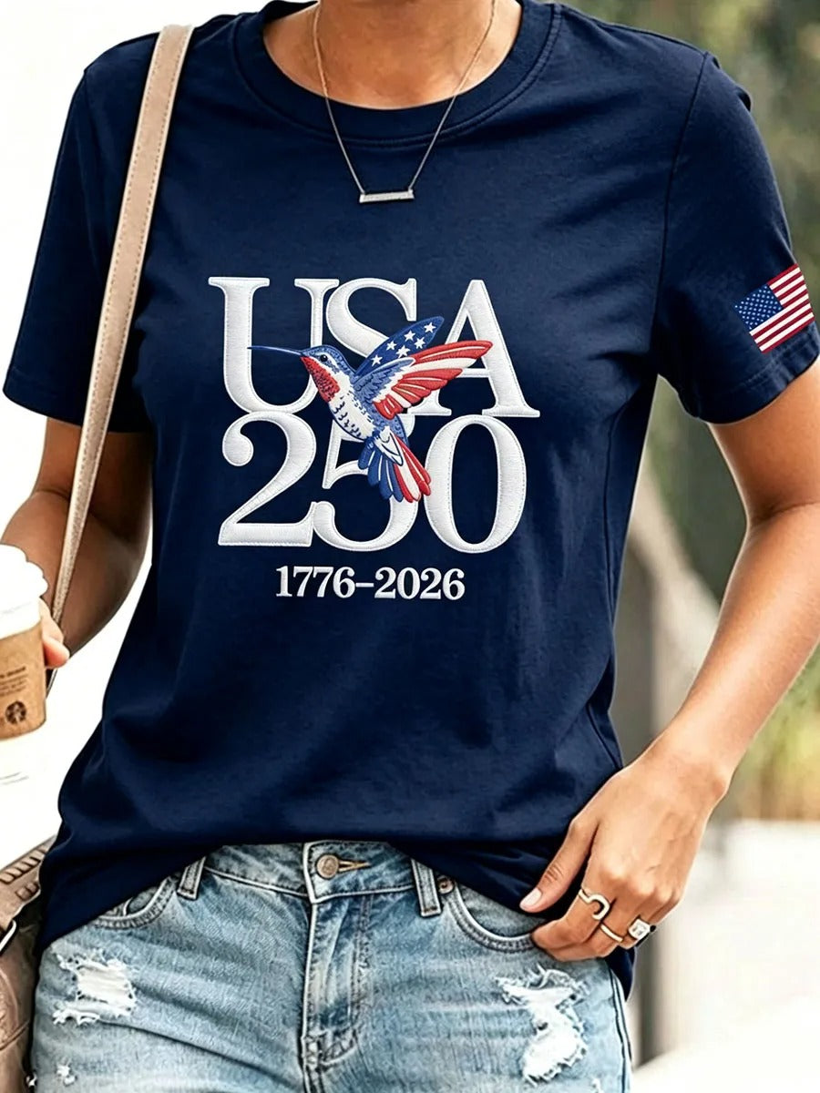 America 250 Years Women's American Hummingbird T-shirt