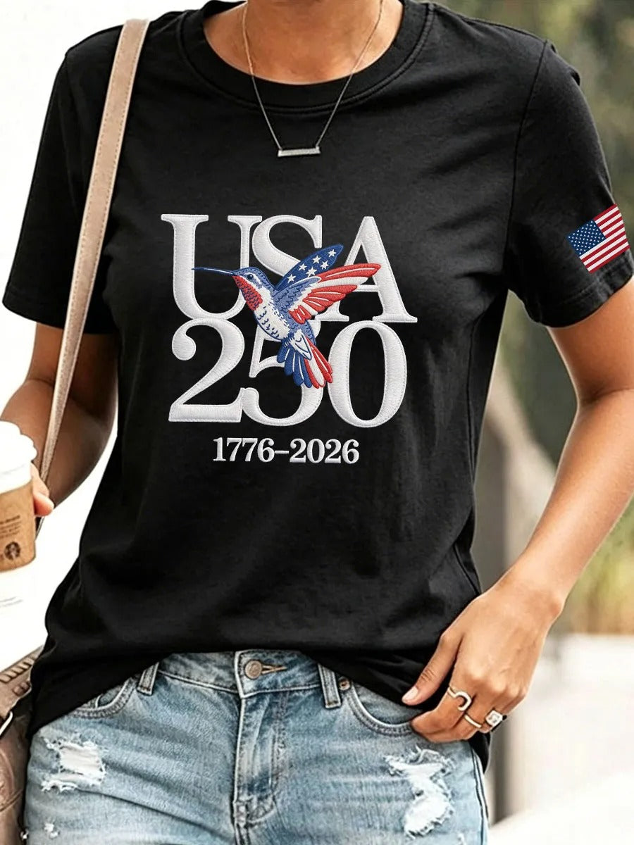 America 250 Years Women's American Hummingbird T-shirt
