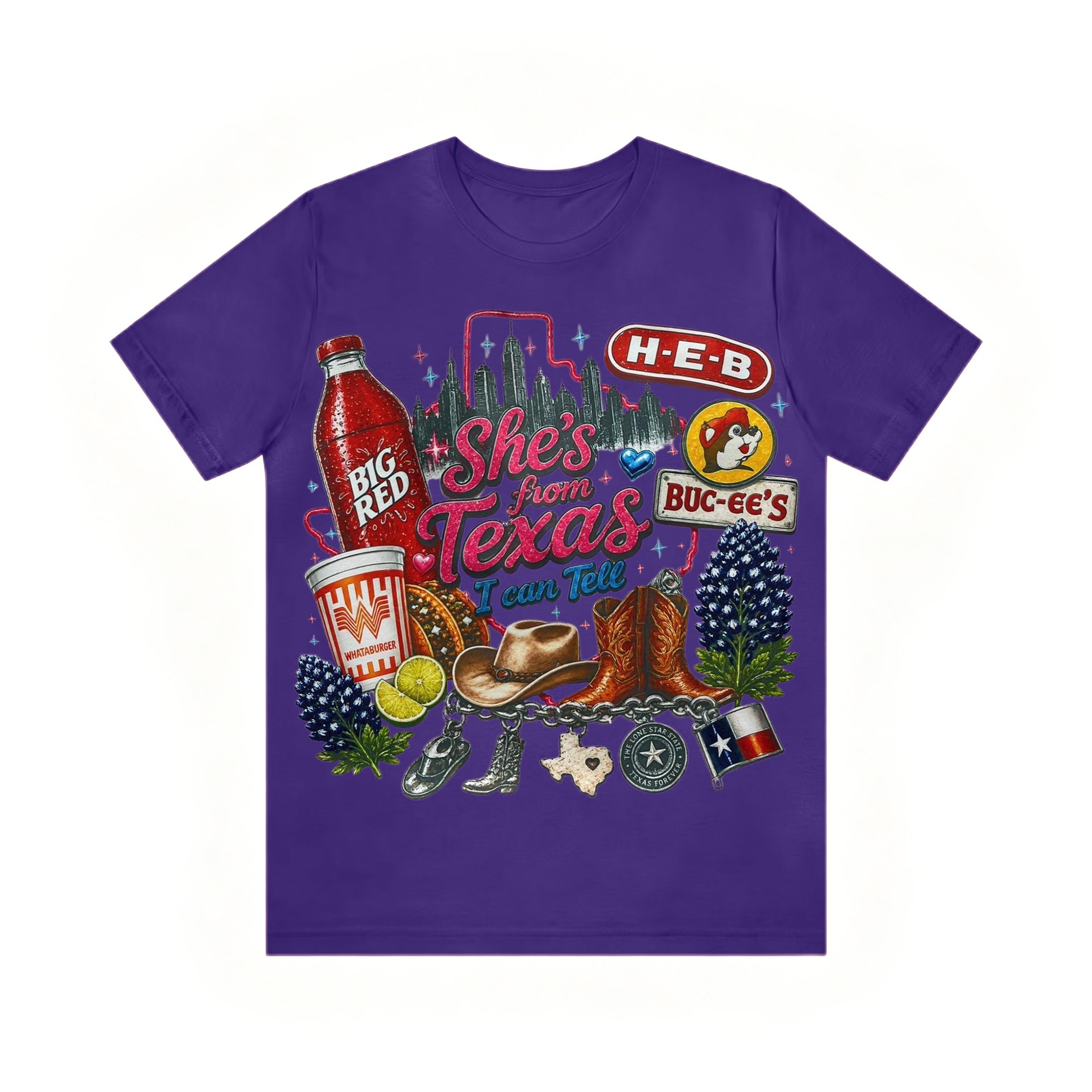 Shes from texas i can tell Unisex T-shirt