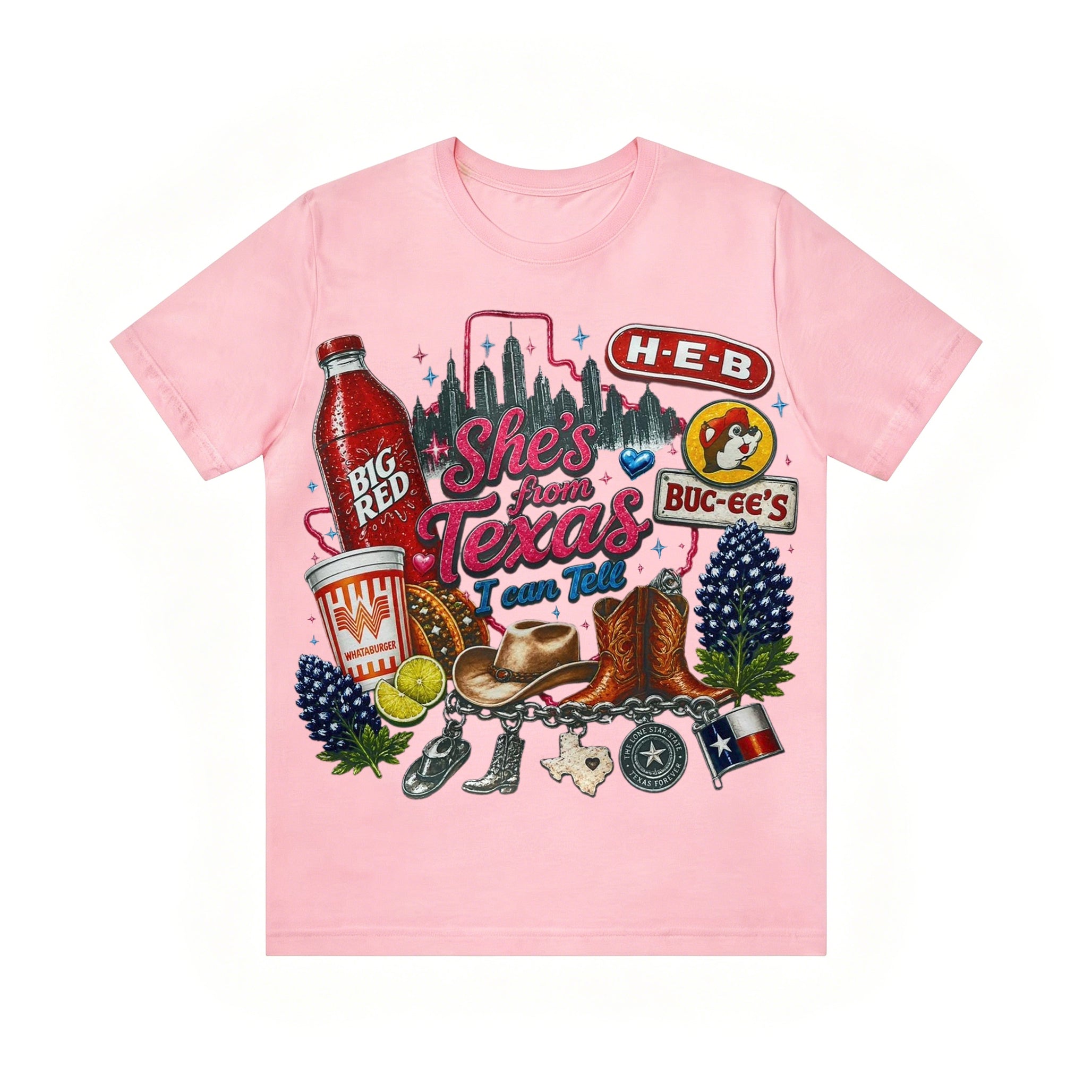 Shes from texas i can tell Unisex T-shirt