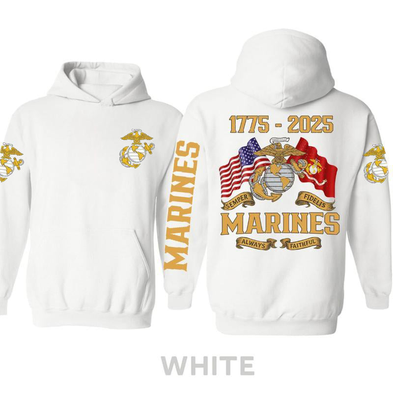Marine Corps Veteran Hoodie, Marine Brotherhood “Semper Fidelis” Hoodie