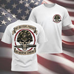 US Marine Veteran T-Shirt - No Better Friend No Worse Enemy