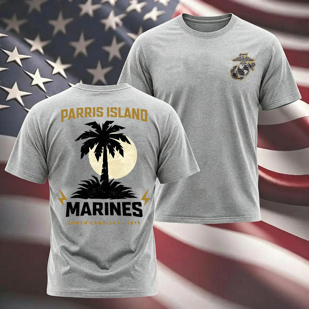Parris Island Marines Carolina Palm Tree T-Shirt