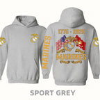 Marine Corps Veteran Hoodie, Marine Brotherhood “Semper Fidelis” Hoodie