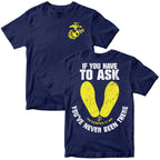 Marines If You Have To Ask, You’ve Never Been There – T-Shirt
