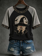 Women's Halloween Salem Witch Short Sleeve T-shirt