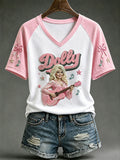 Women's Singer Memorial Print Short-sleeved T-shirt