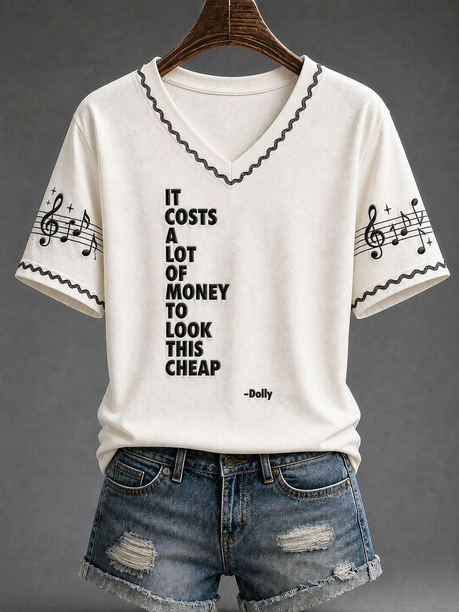 Women's Country Music Lover Gift Casual T-shirt