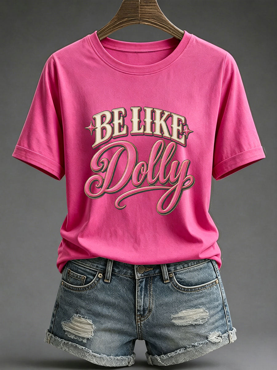 Women’s Country Music Print Casual T-Shirt