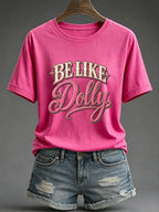 Women’s Country Music Print Casual T-Shirt