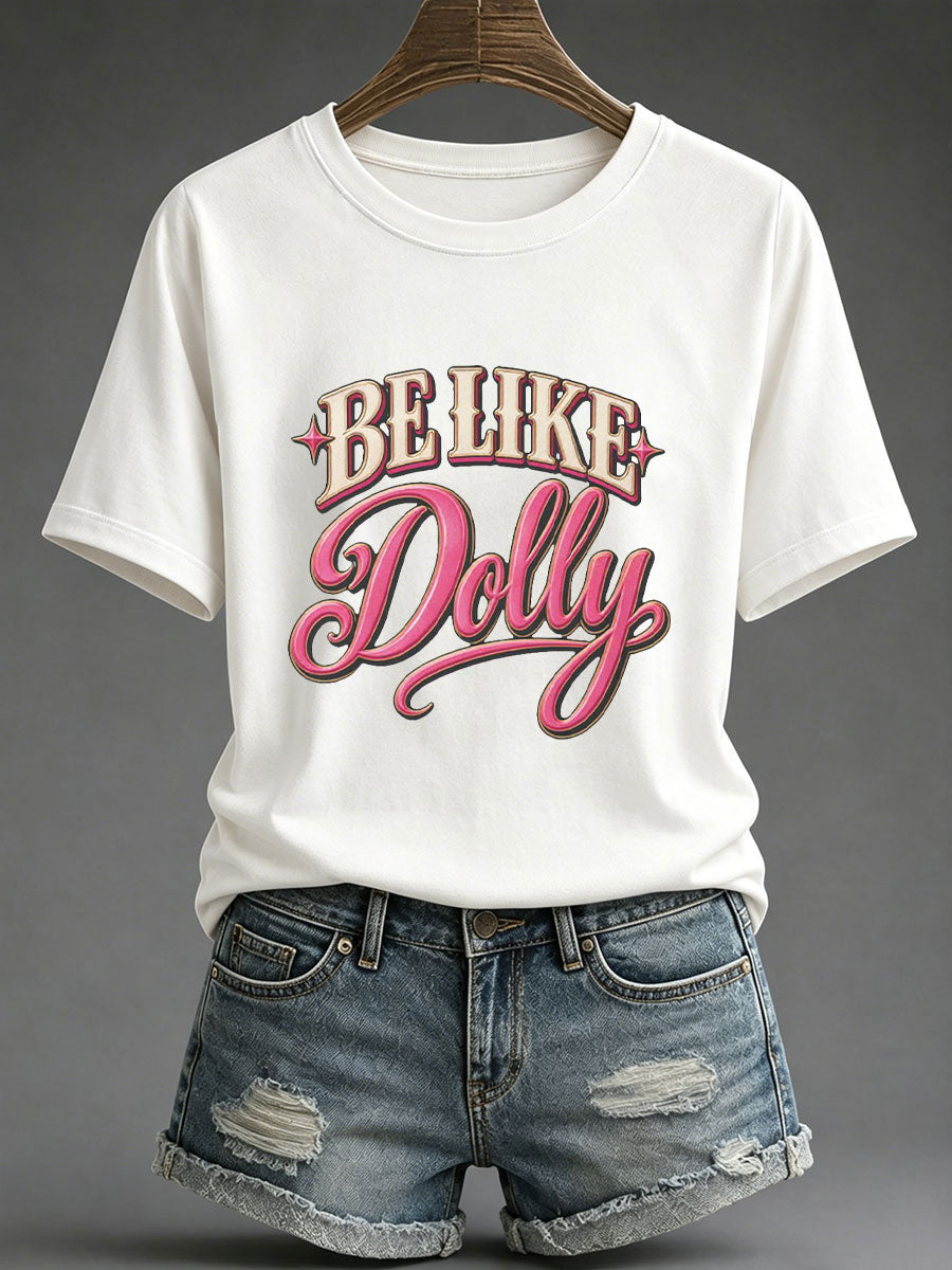 Women’s Country Music Print Casual T-Shirt