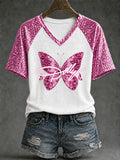 Women’s Country Music Print Casual T-Shirt