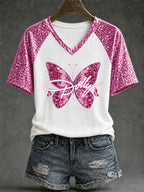 Women’s Country Music Print Casual T-Shirt