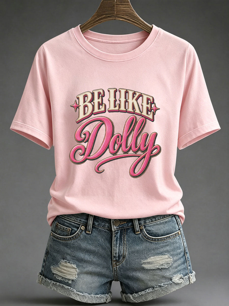 Women’s Country Music Print Casual T-Shirt