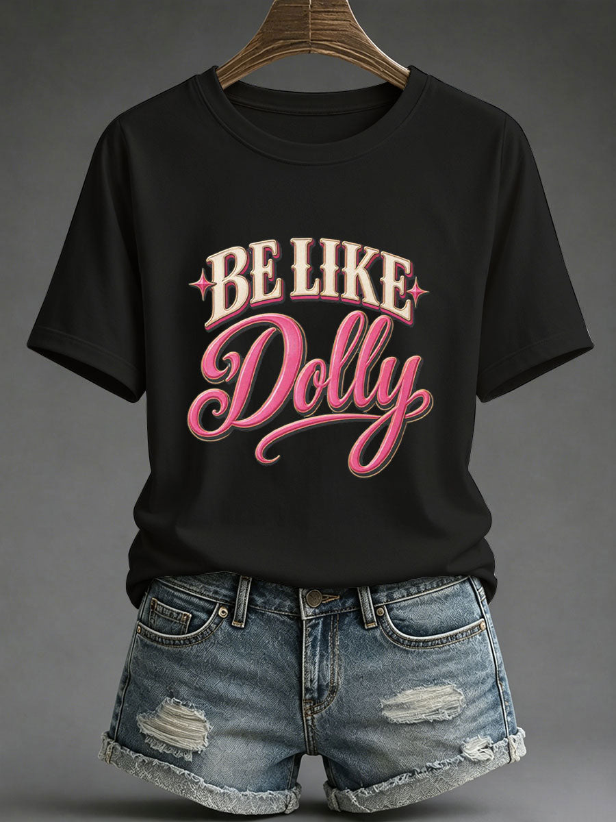 Women’s Country Music Print Casual T-Shirt