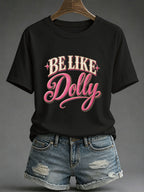 Women’s Country Music Print Casual T-Shirt