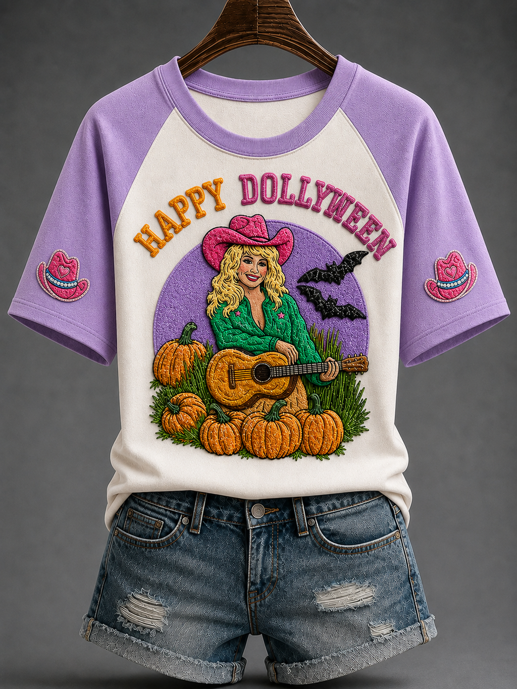 Women's Famous Singer Memorial V-neck Off-shoulder Short-sleeved T-shirt